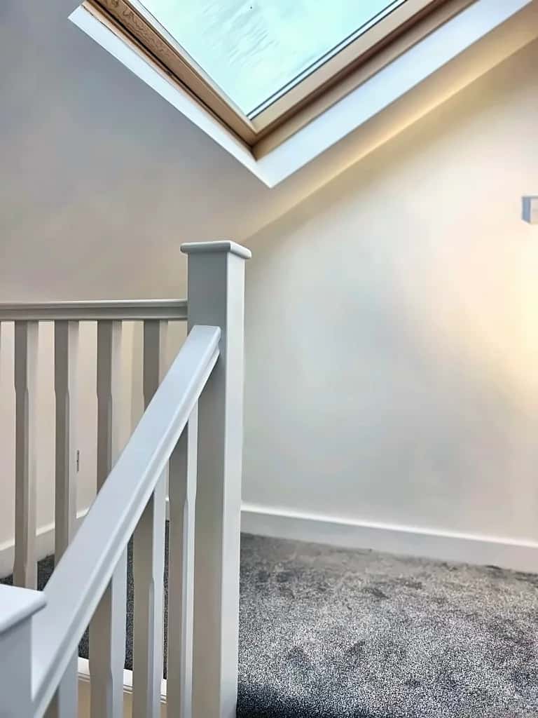 Skylights in a loft room