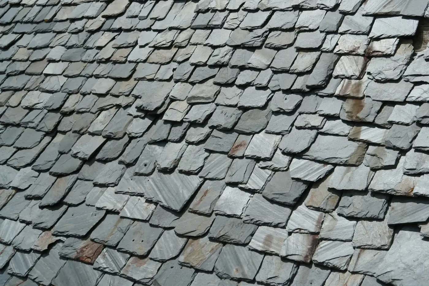 Slate roof, close up